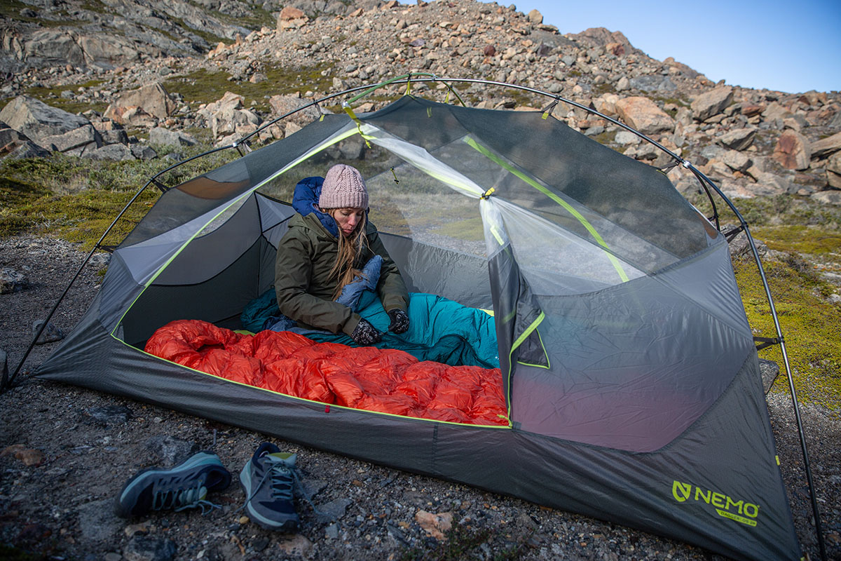 Nemo Dagger OSMO 2P backpacking tent (interior space)