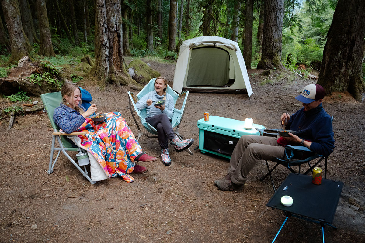 ​​Nemo Stargaze Reclining Camp Chair (camp scene)