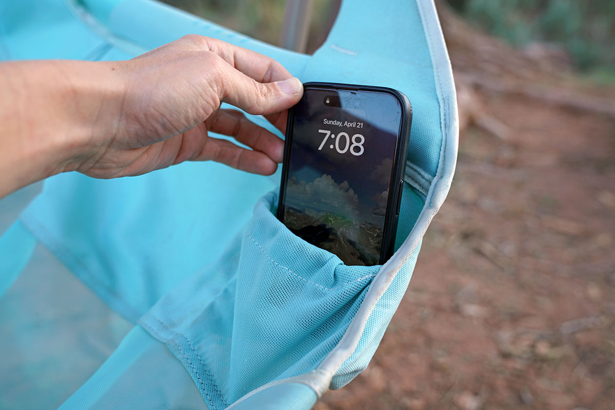 Nemo Stargaze camping chair (phone in pocket)