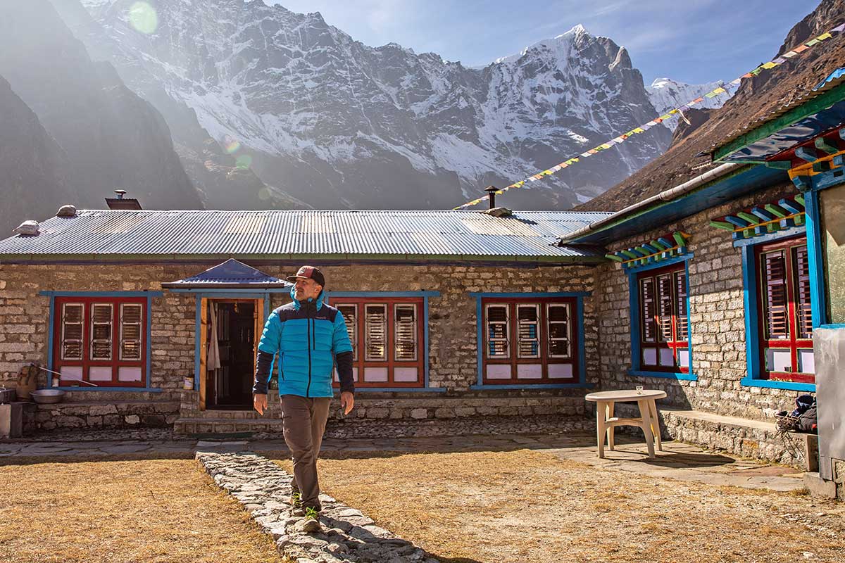 Norrona Falketind Down750 Hood Jacket (At a hut in Nepal)