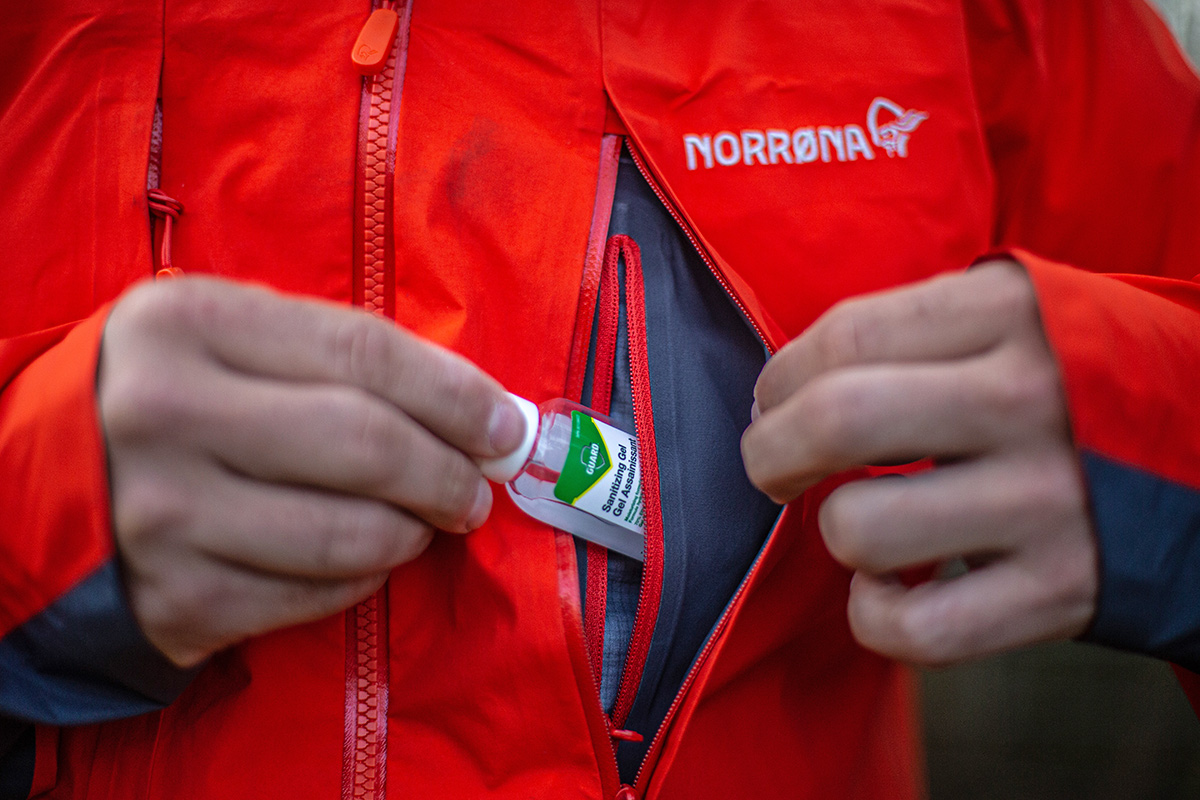Norrona Trollveggen GTX Pro Light (chest pocket)