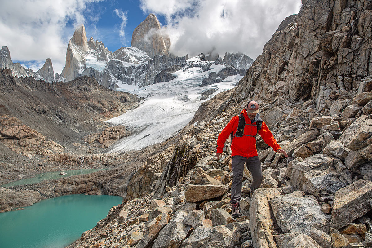 Norrona Trollveggen GTX Pro Light (scrambling around lake in Patagonia)