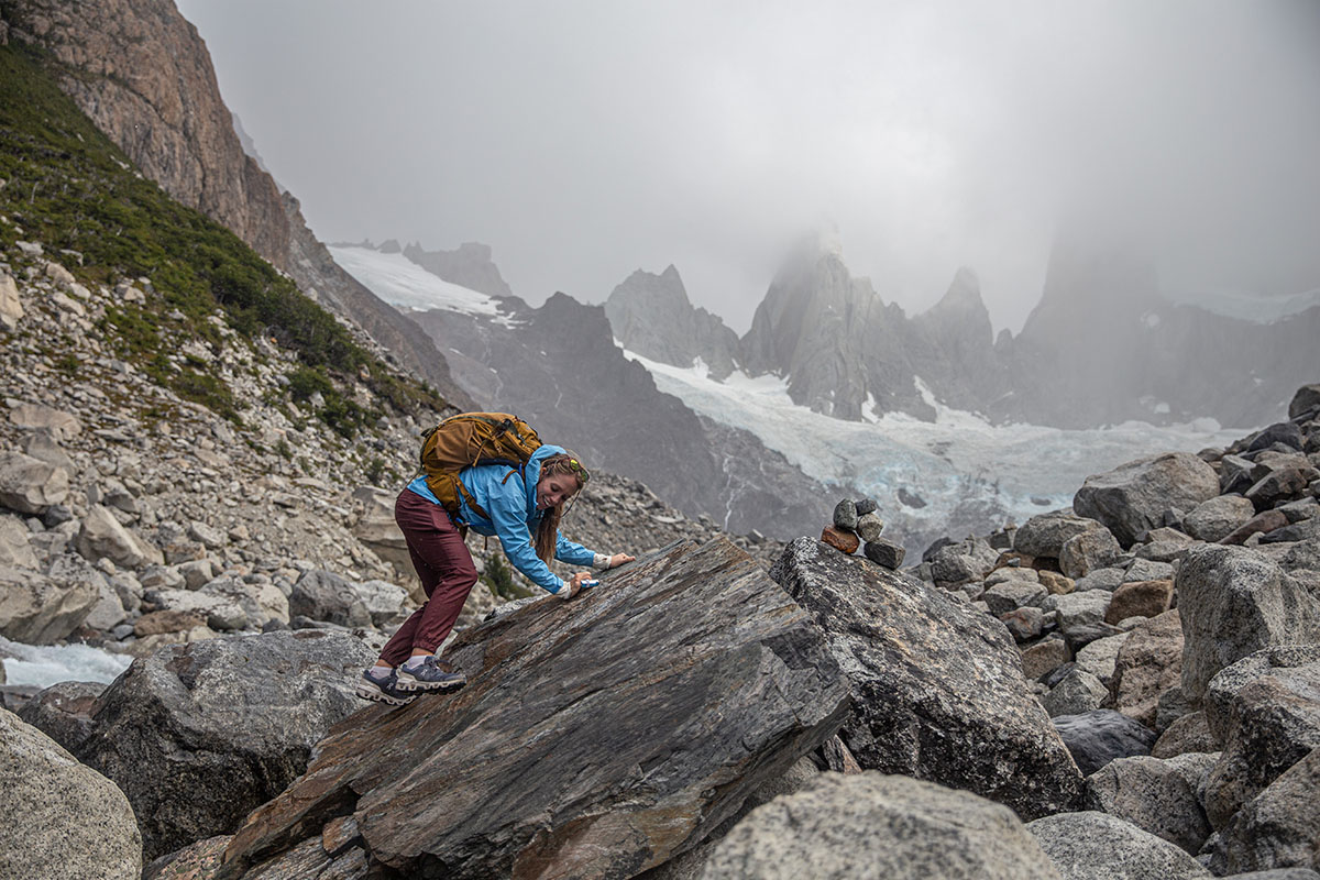 On Cloudwander Waterproof hiking shoes (walking on slab)