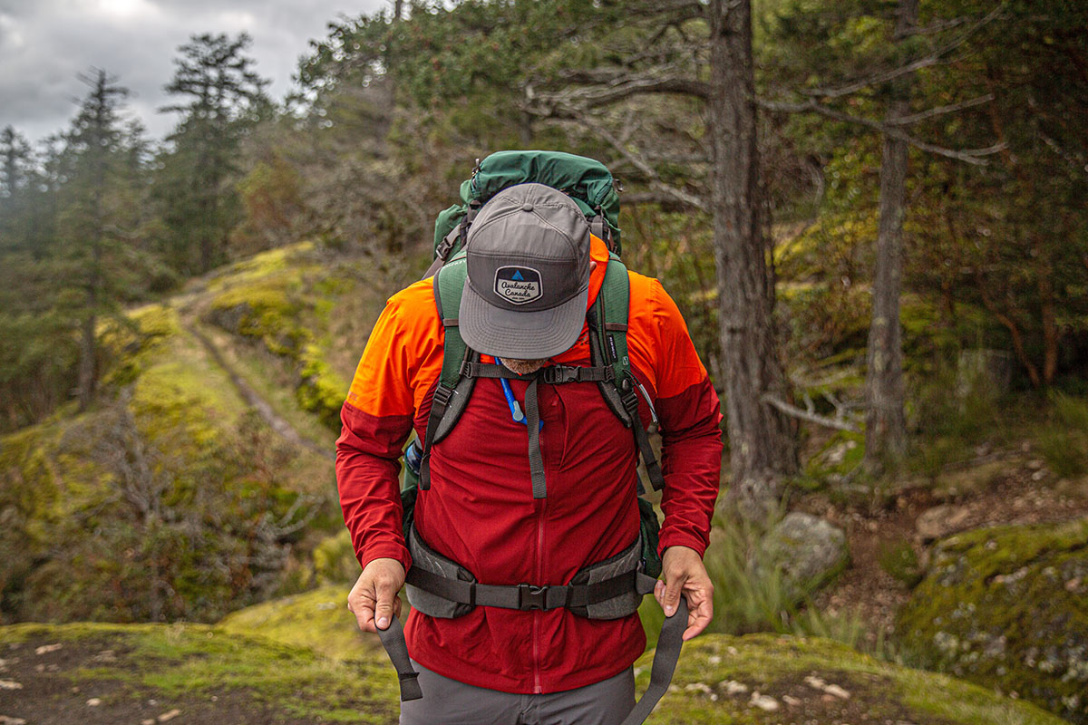 Osprey Aether Plus 70 backpacking pack (dialing in fit)