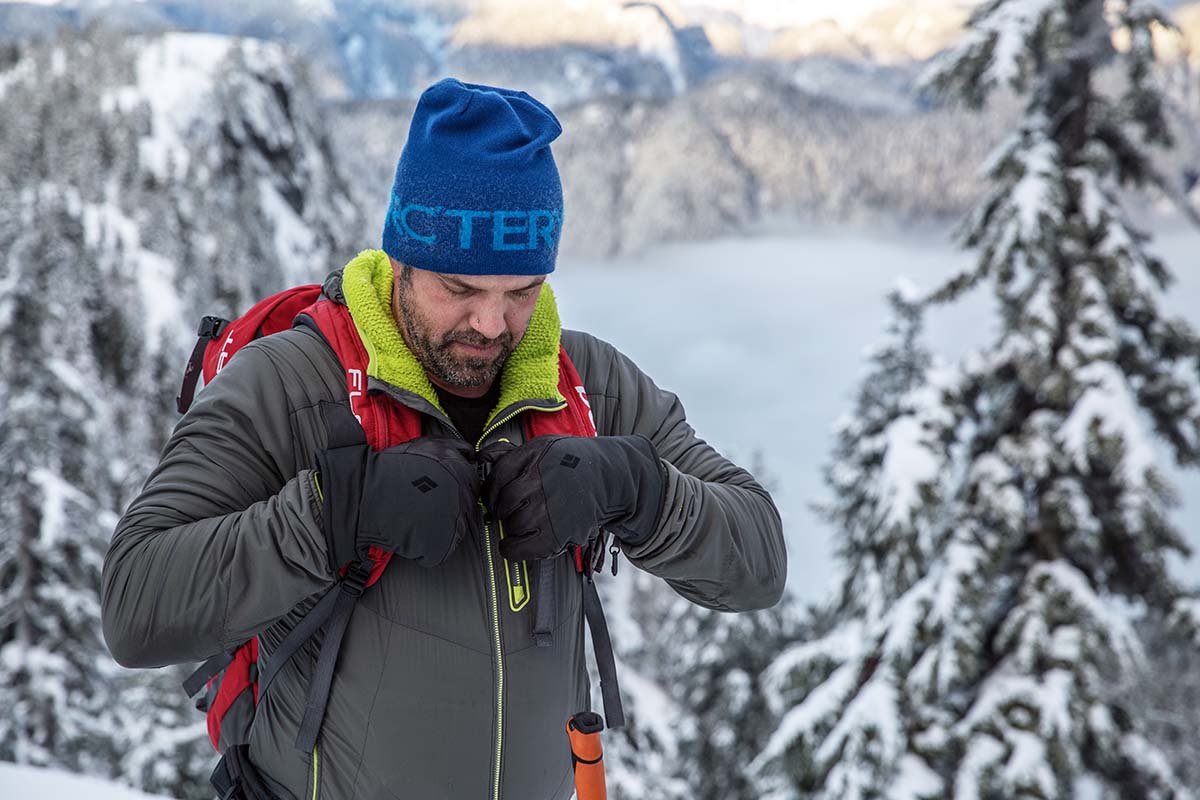 Outdoor Research Ascendant jacket (closeup)