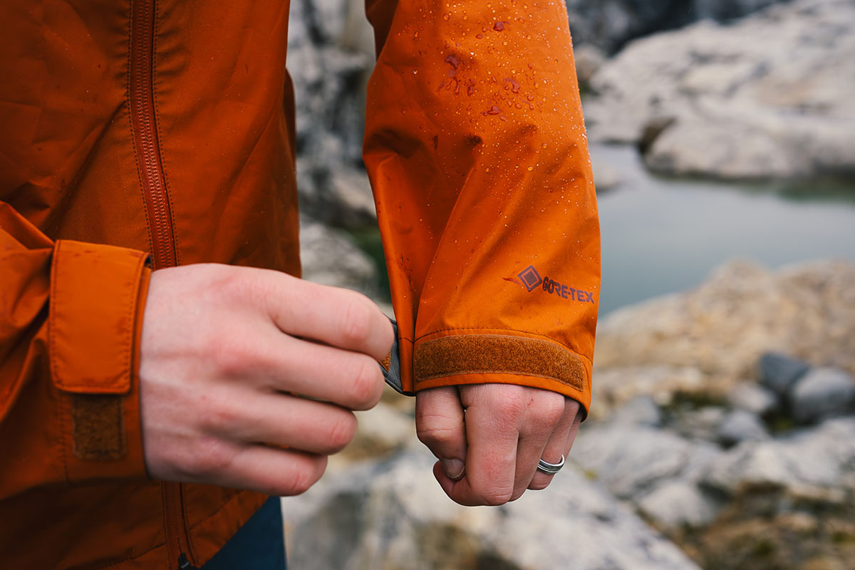 Outdoor Research Foray II rain jacket (hook and loop cuffs)