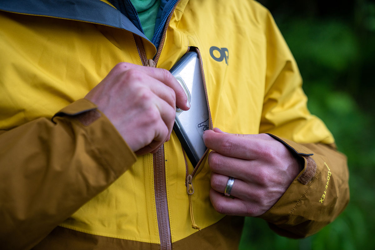 Outdoor Research Foray II GTX rain jacket (chest pocket)