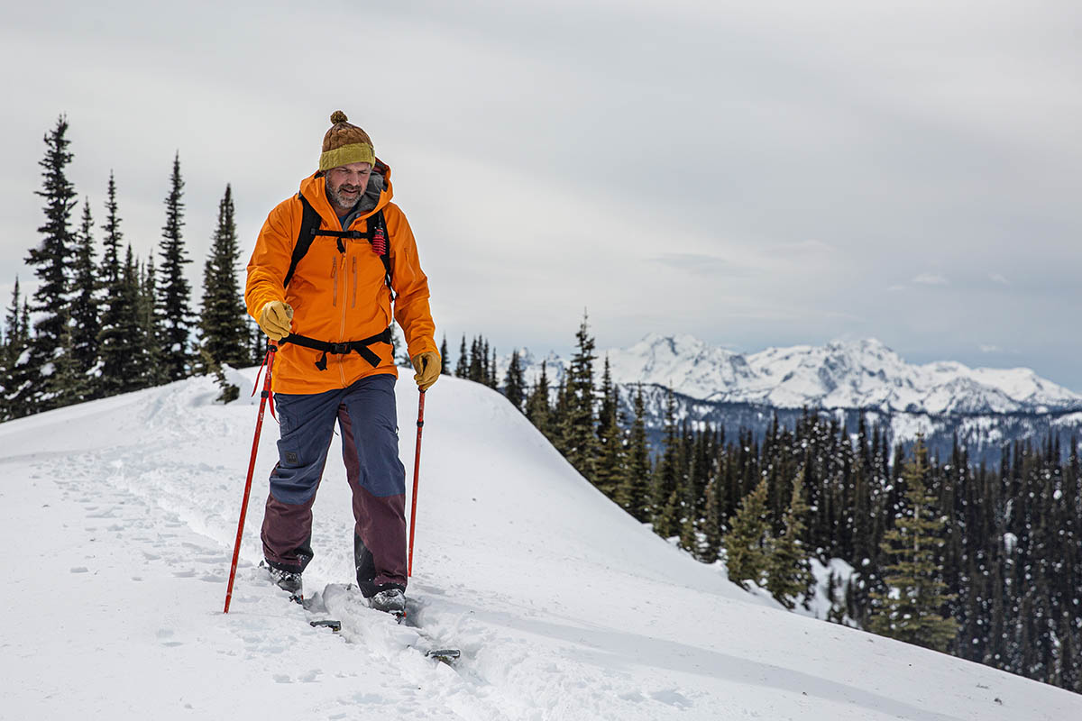 ​​Outdoor Research Kulshan Storm Bibs (skinning in backcountry)