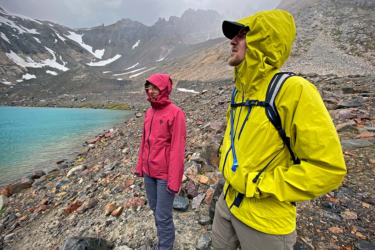 Outdoor Research Microgravity jacket (alpine lake in Patagonia)