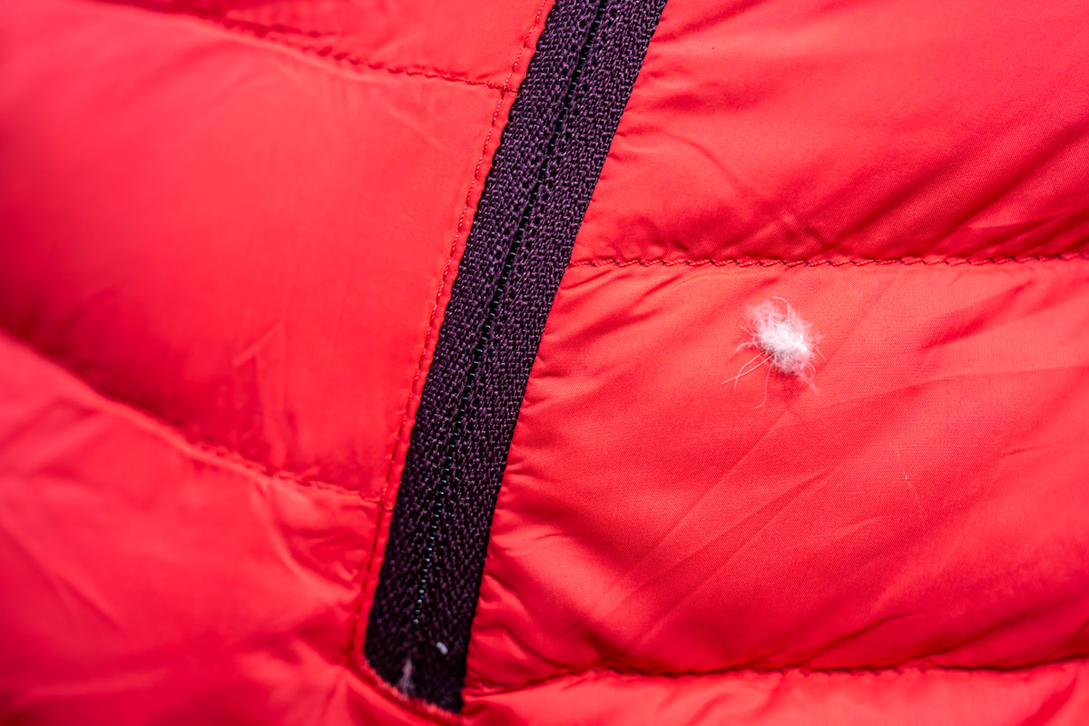 Outdoor Research Transcendent Hoodie (tear in shell fabric)