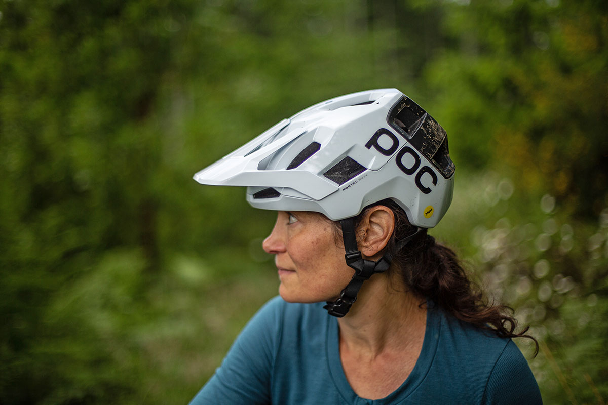 POC Kortal Race MIPS mountain bike helmet (view from side)