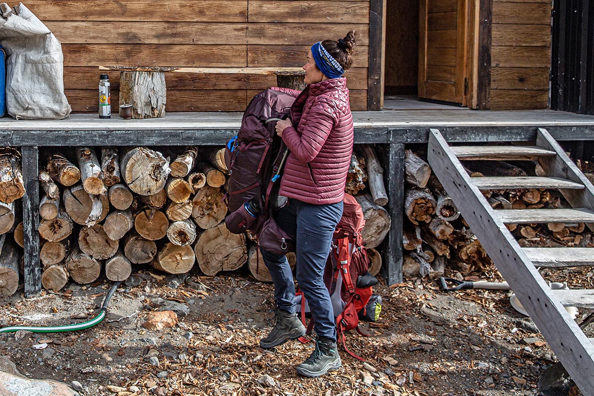 Patagonia AlpLight Down Jacket (loading up for backpacking in Patagonia)