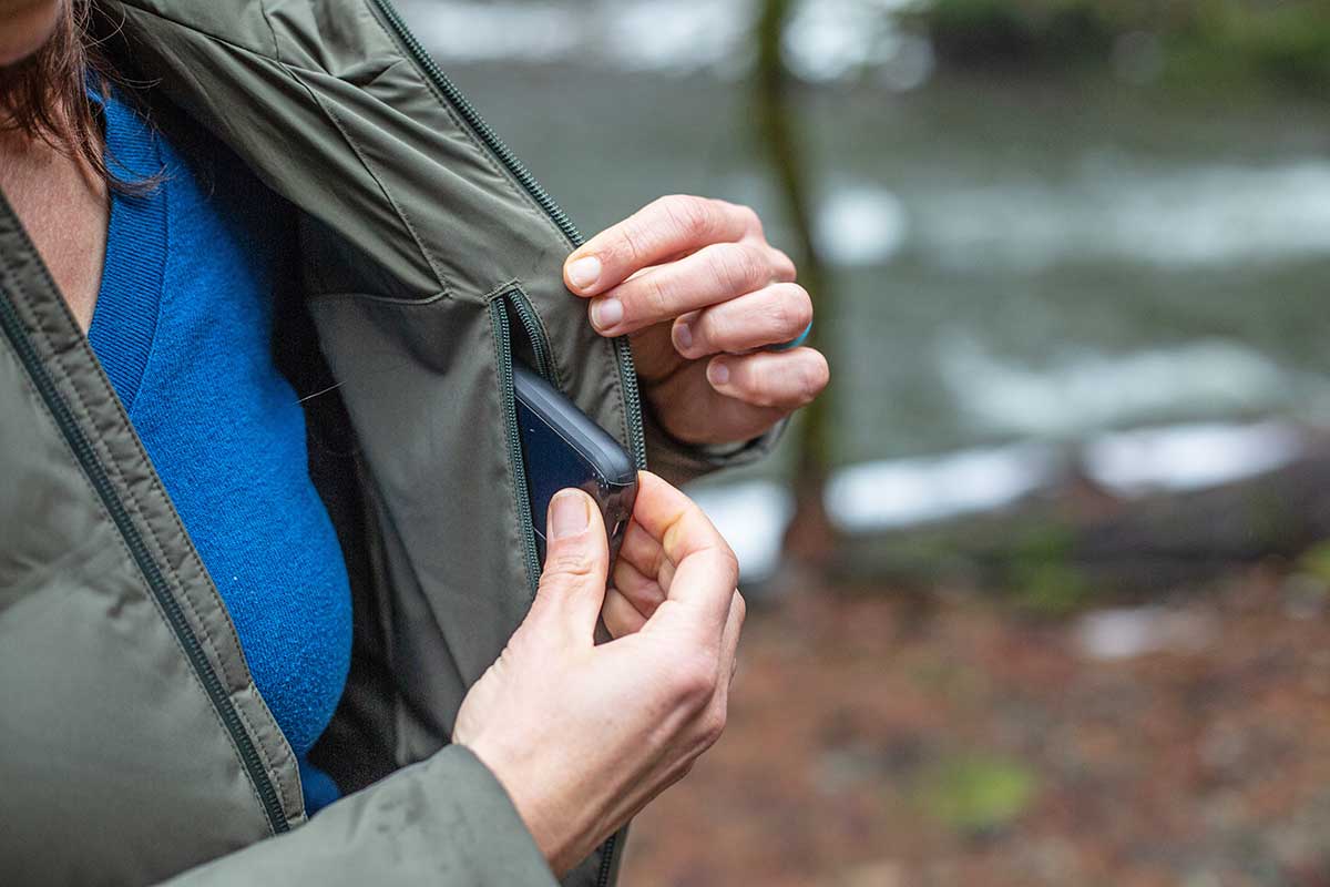 Patagonia Jackson Glacier Parka (the inner pocket)