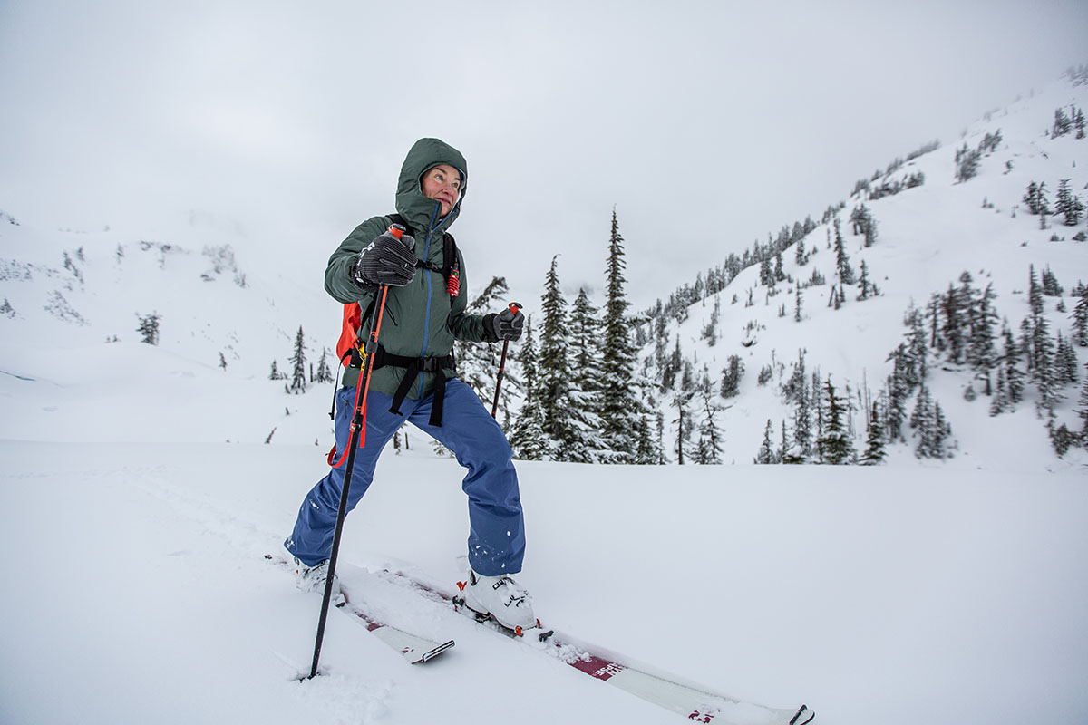 Patagonia Micro Puff Storm Jacket (skinning in backcountry)