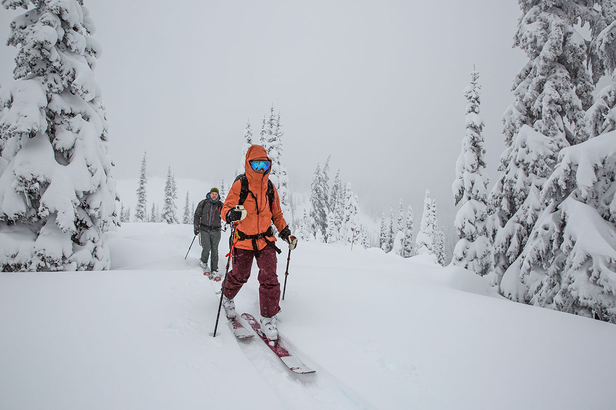 Patagonia PowSlayer ski jacket (skinning)