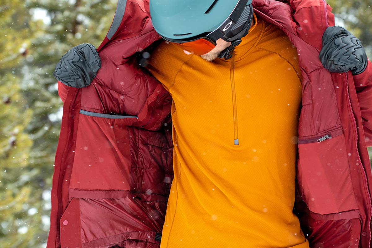 Patagonia Primo Puff Ski Snowboard Jacket (interior baffling)