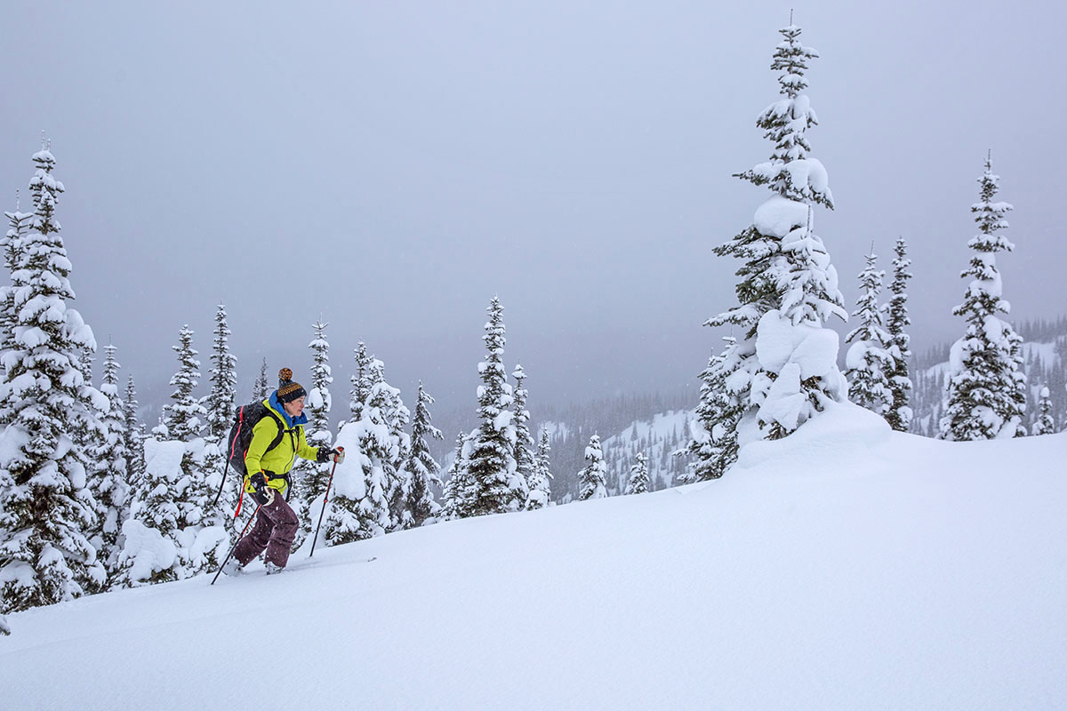 Patagonia SnowDrifter ski jacket (touring in deep snow)