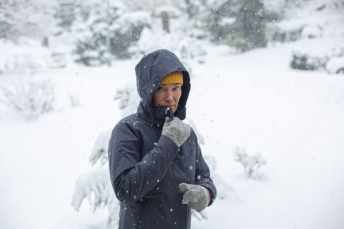 Patagonia Tres 3-in-1 Parka (snow falling)