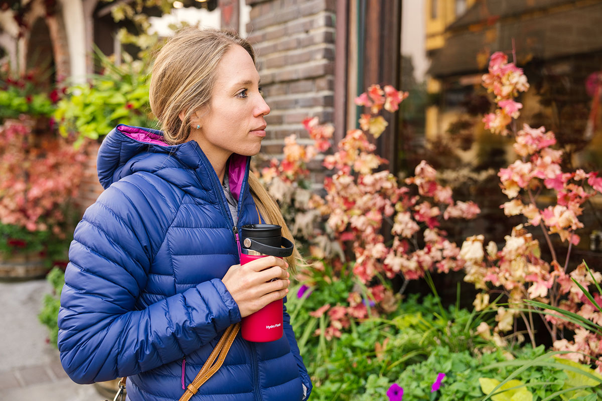 Patagonia Down Sweater Hoody (around town)