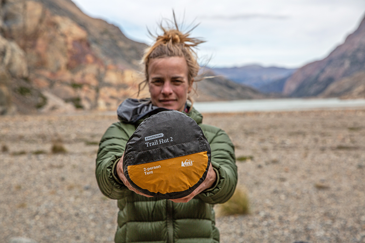 REI Co-op Trail Hut 2 Backpacking Tent (In its stuff sack)