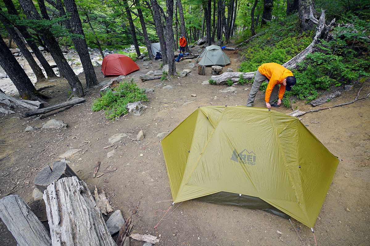 REI Flash Air 2 backpacking tent (campsite)