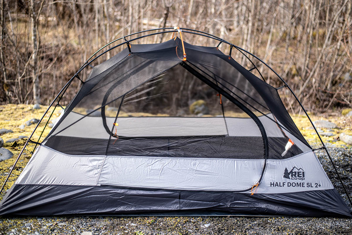 REI Co-op Half Dome SL 2 Plus tent (front of tent)