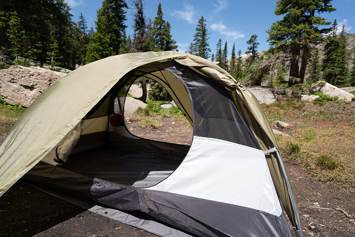 REI Co-op Passage 2 backpacking tent (door)