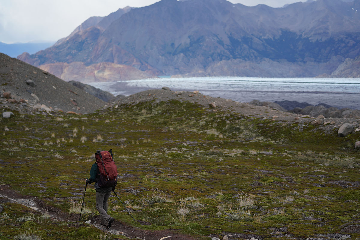 REI Co-op Stormbolt GTX hardshell jacket (hiking in Patagonia)