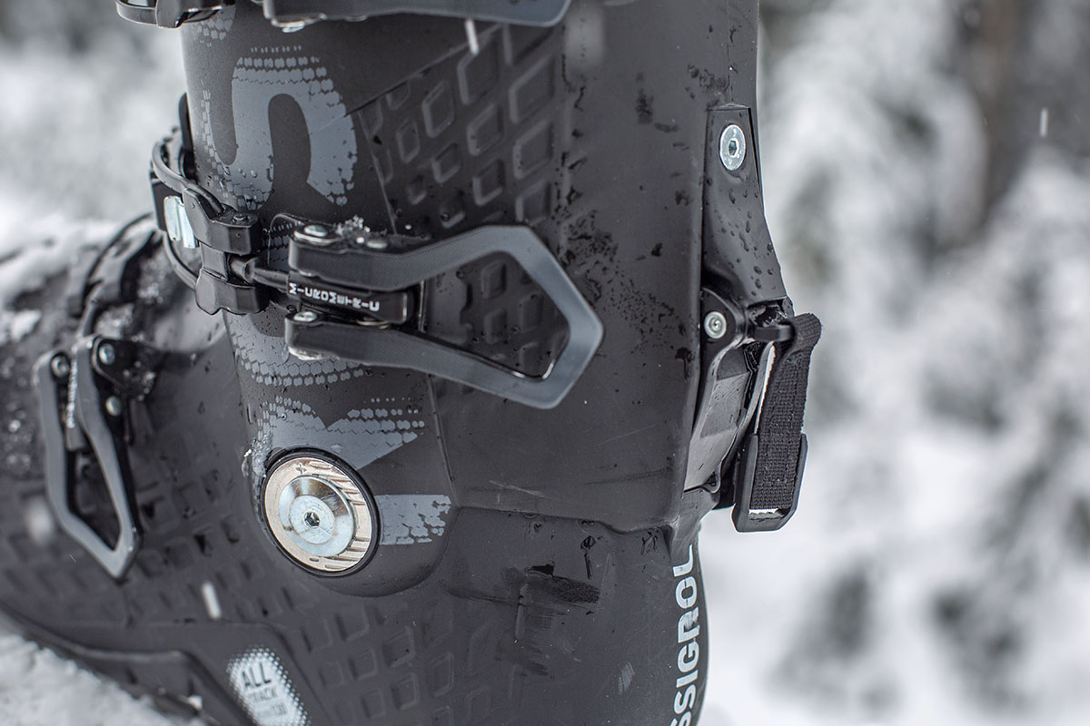 Rossignol Alltrack Elite 130 LT ski boot (shell closeup)