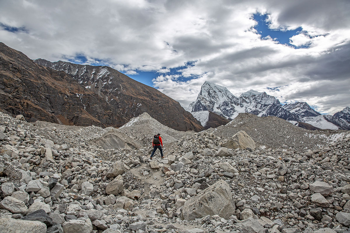 Scarpa Zodiac Tech GTX boot (wide shot while hiking in Nepal)