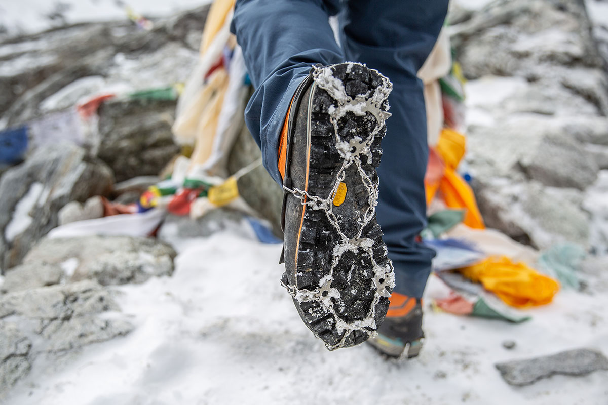 Scarpa Zodiac Tech GTX boot (with microspikes)