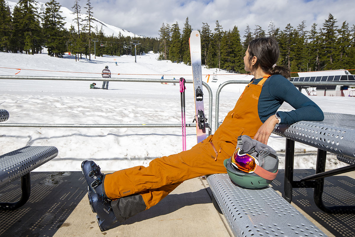 Smartwool Intraknit Thermal Merino Base Layer Crew (sitting at table)