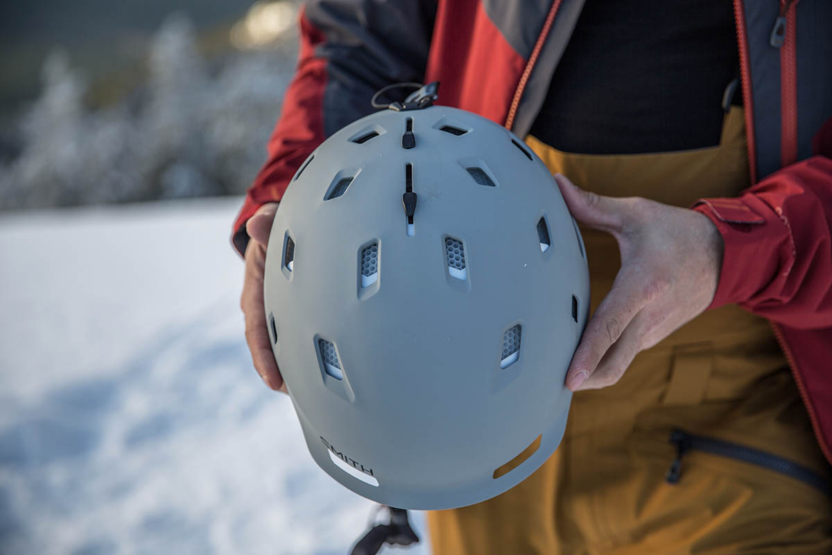 Smith Quantum MIPS helmet (vents open)