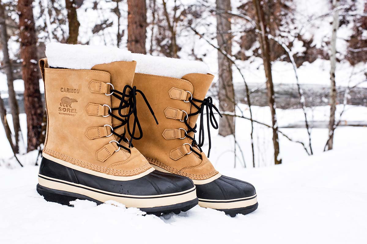 Sorel Caribou winter boot (closeup)