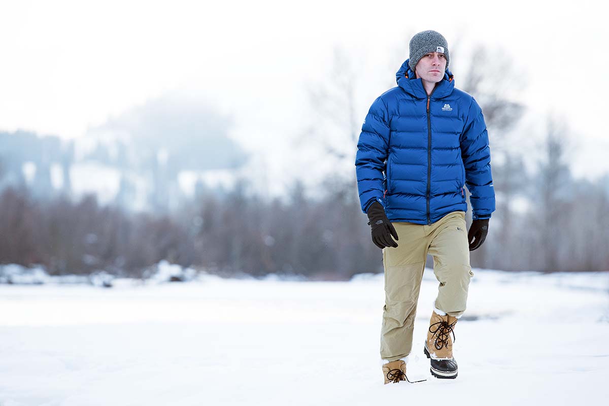 Sorel Caribou winter boot (walking in snow 2)