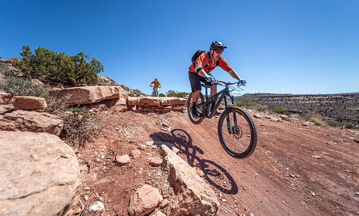 Specialized Ambush 2 helmet (getting air riding in Moab)