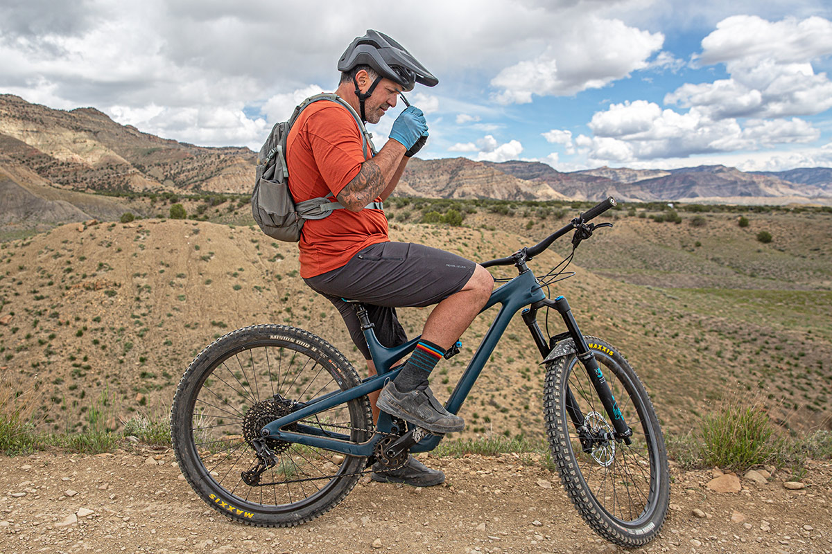 Specialized Ambush 2 helmet (taking a mid-ride break)