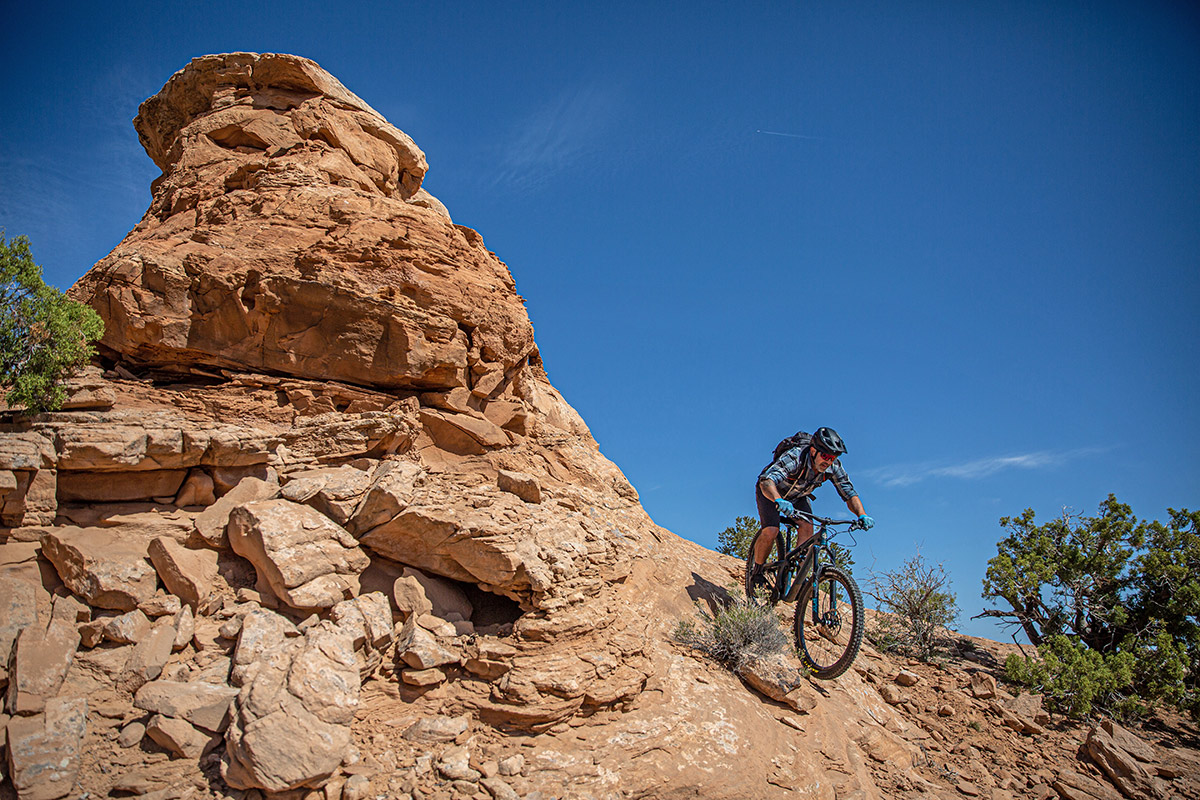 Specialized Ambush 2 helmet (technical descent in Moab)