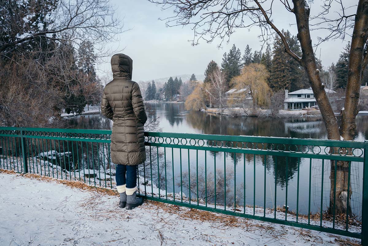 The North Face Metropolis Parka (rear view)