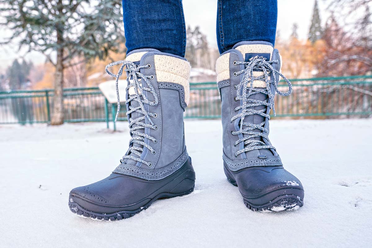 shellista waterproof insulated snow boot