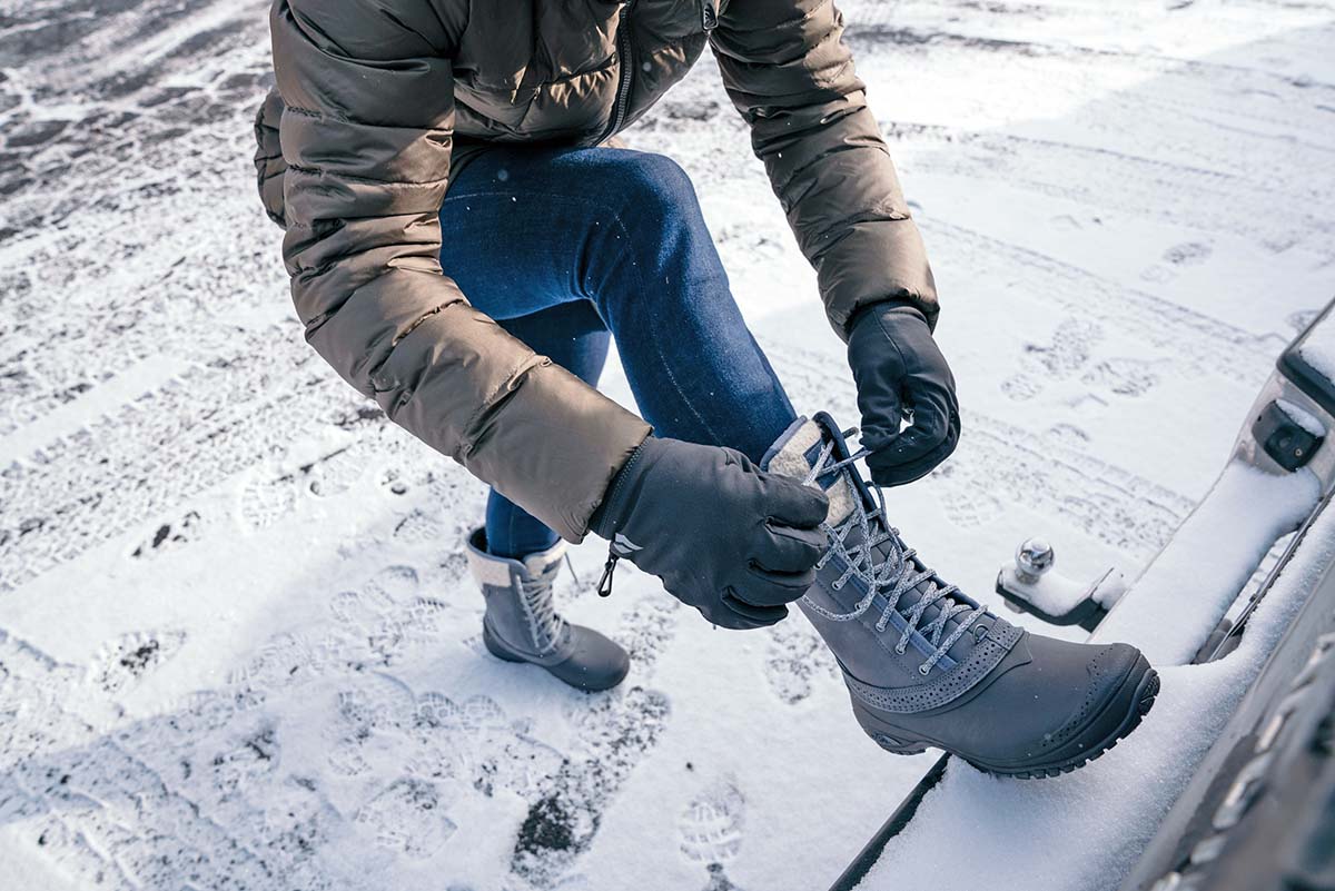 the north face women's shellista roll down winter boots