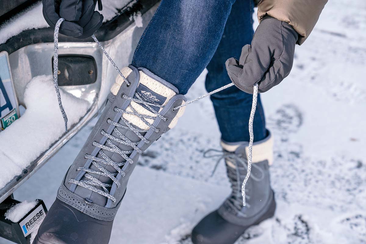 shellista waterproof insulated snow boot