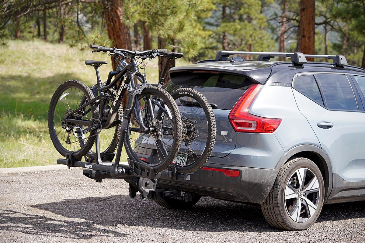 Thule T2 Pro XTR hitch rack (side profile 3)