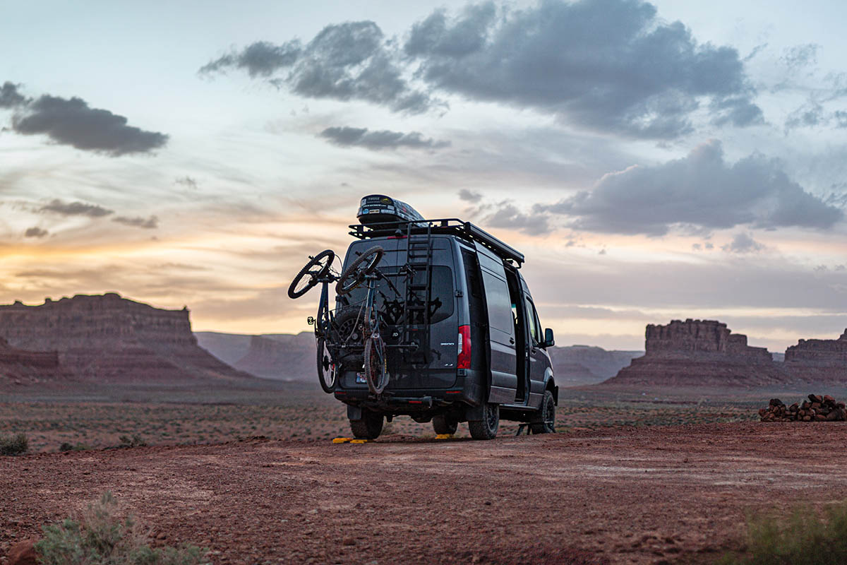 ​​Yakima HangTight 4 hitch bike rack (in the Utah desert)