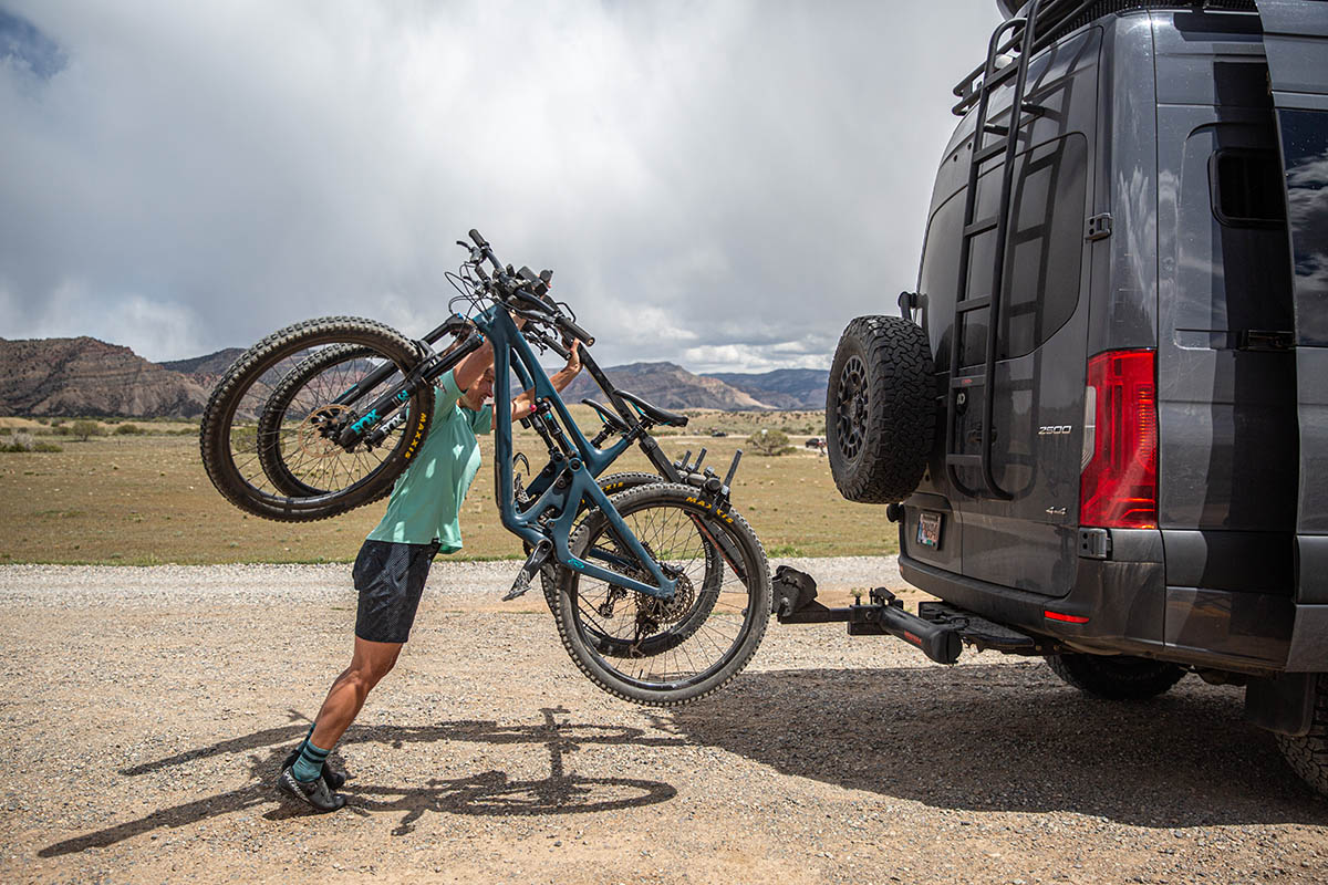 Yakima HangTight Vertical Hanging Bike Hitch Rack