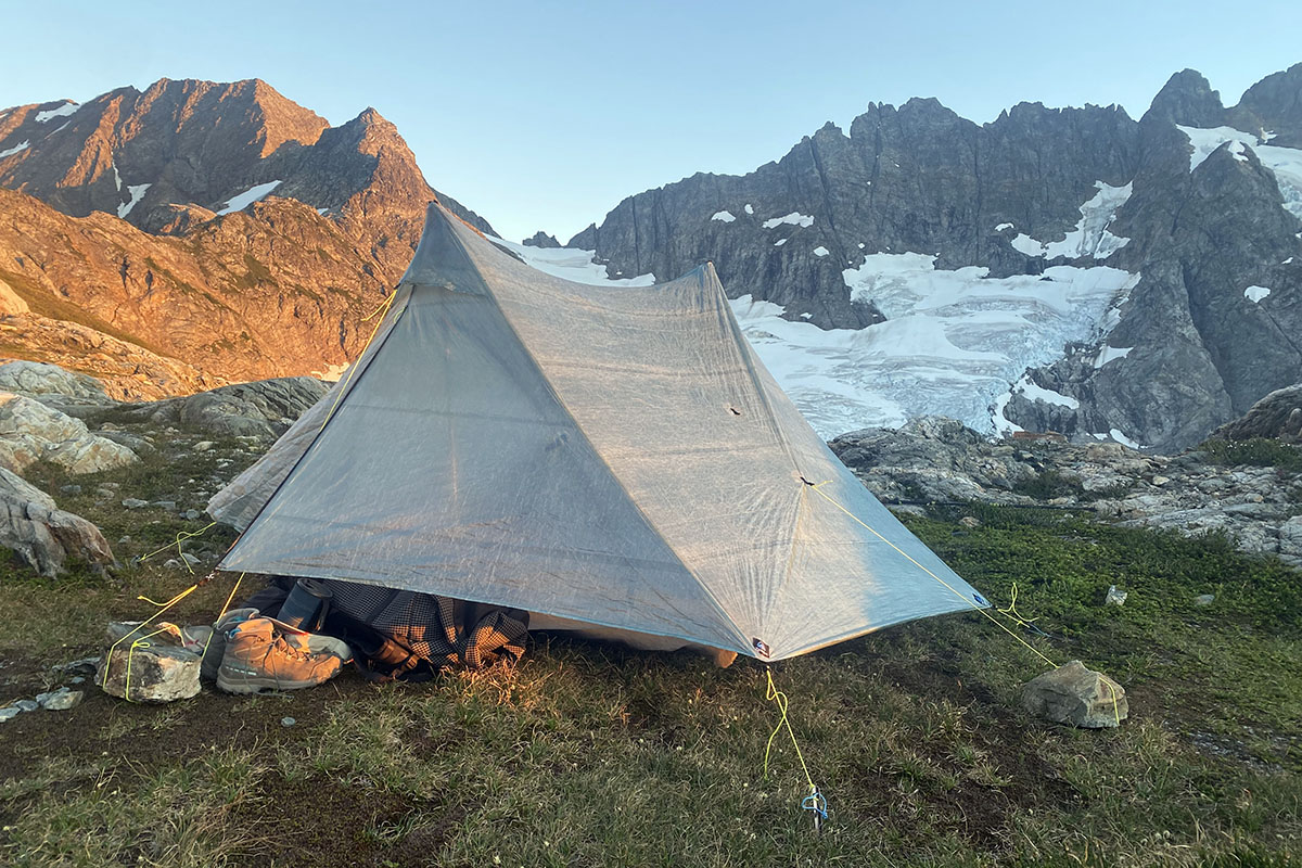 Zpacks Duplex Zip trekking-pole tent (mountain view)