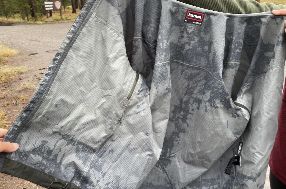 marmot minimalist pertex wetting out 