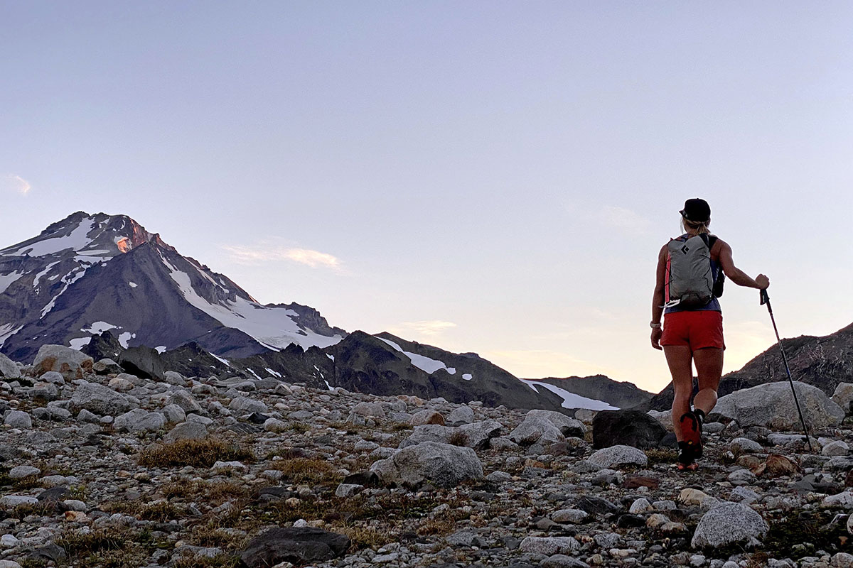 Mountain running and climbing