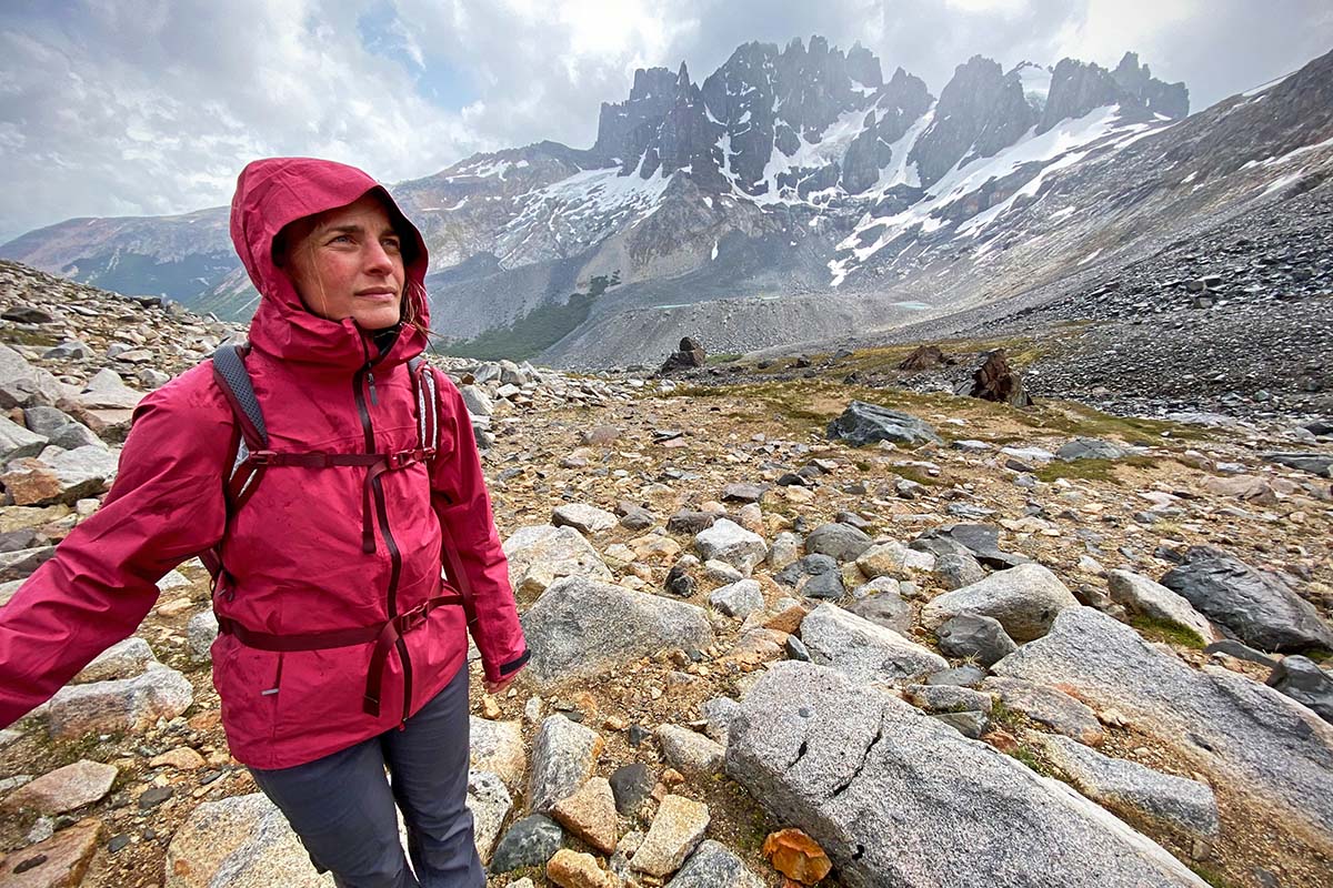 Rain jacket (Black Diamond Liquid Point in Patagonia)