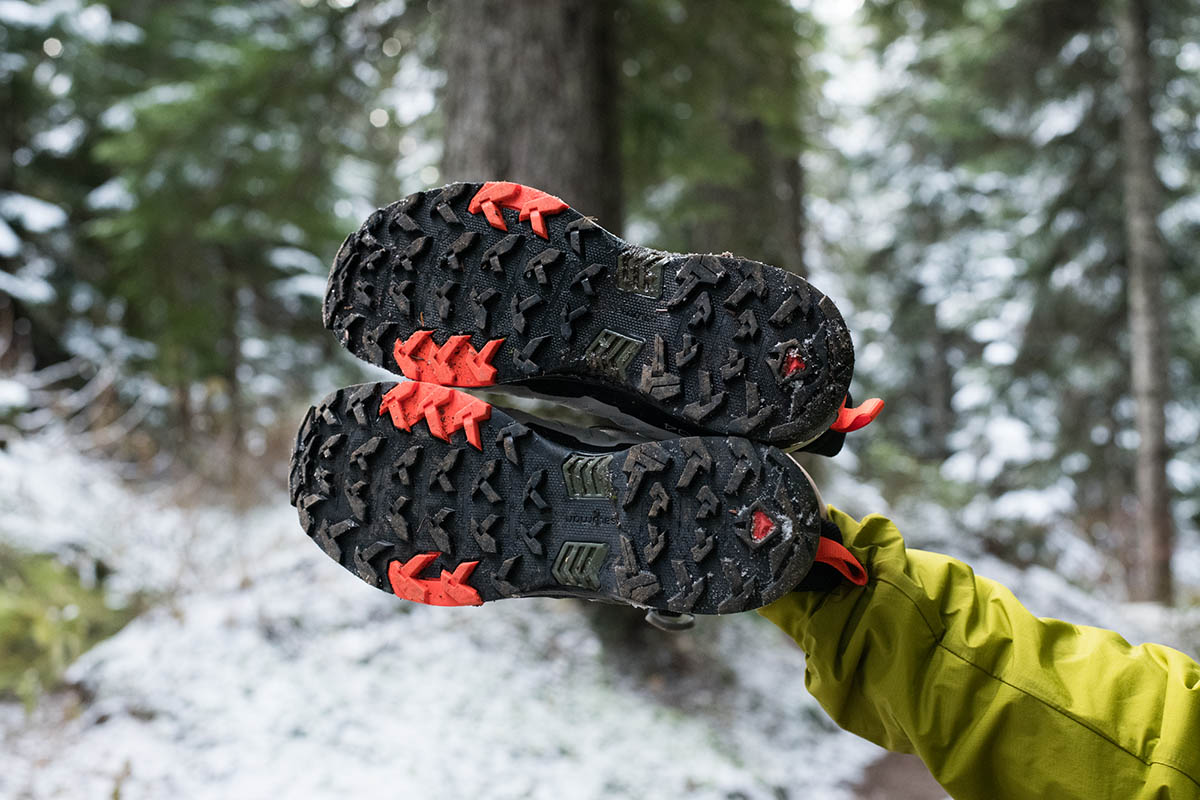 Salomon hiking footwear (tread on the X Ultra 4 GTX)